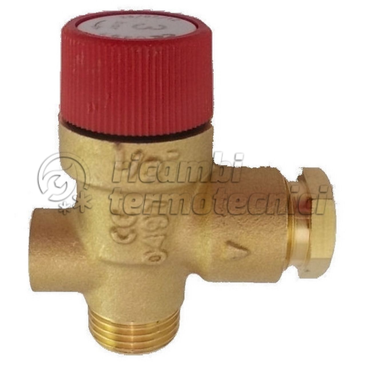 ARISTON VALVOLA SICUREZZA 3BAR 1/2 CON ATT. IDROMETRO