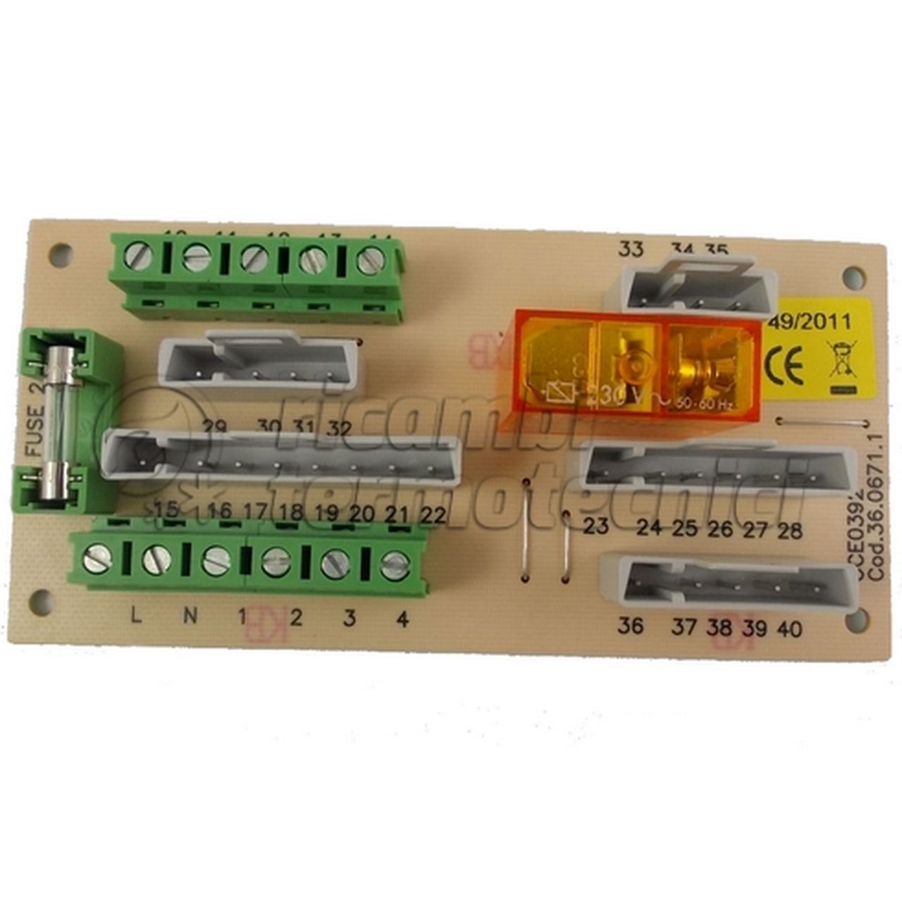 BAXI SCHEDA CABL.039 BITERMICA